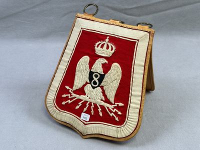 Reproduction d’une sabretache du 8è Régiment de Hussard, en …