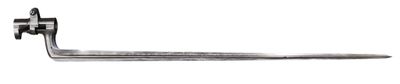 a black and white photo of a needle with a needle in it