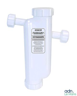 a close up of a water filter with a white background