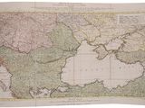 an old map of the middle east of europe