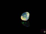 an oplite in the dark with a black background