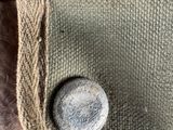 an image of a close up of a piece of cloth with a stone embedded in it