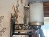 a light that is on a wall in a room