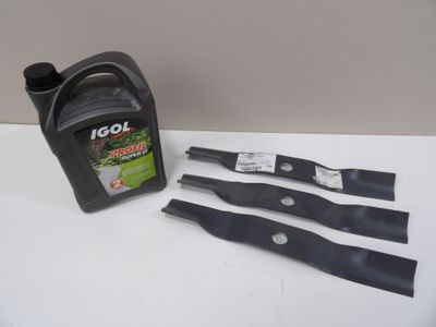 JARDINAGE : Tondeuse : x3 Lames Blade soufflante "54" Kubota…