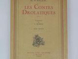 the front cover of the book, les contes drolatiques