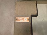 an image of a close up of a sign on a wall