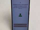 a close up of a cell phone with a message on the screen