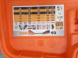 an orange tool box with a price label on it