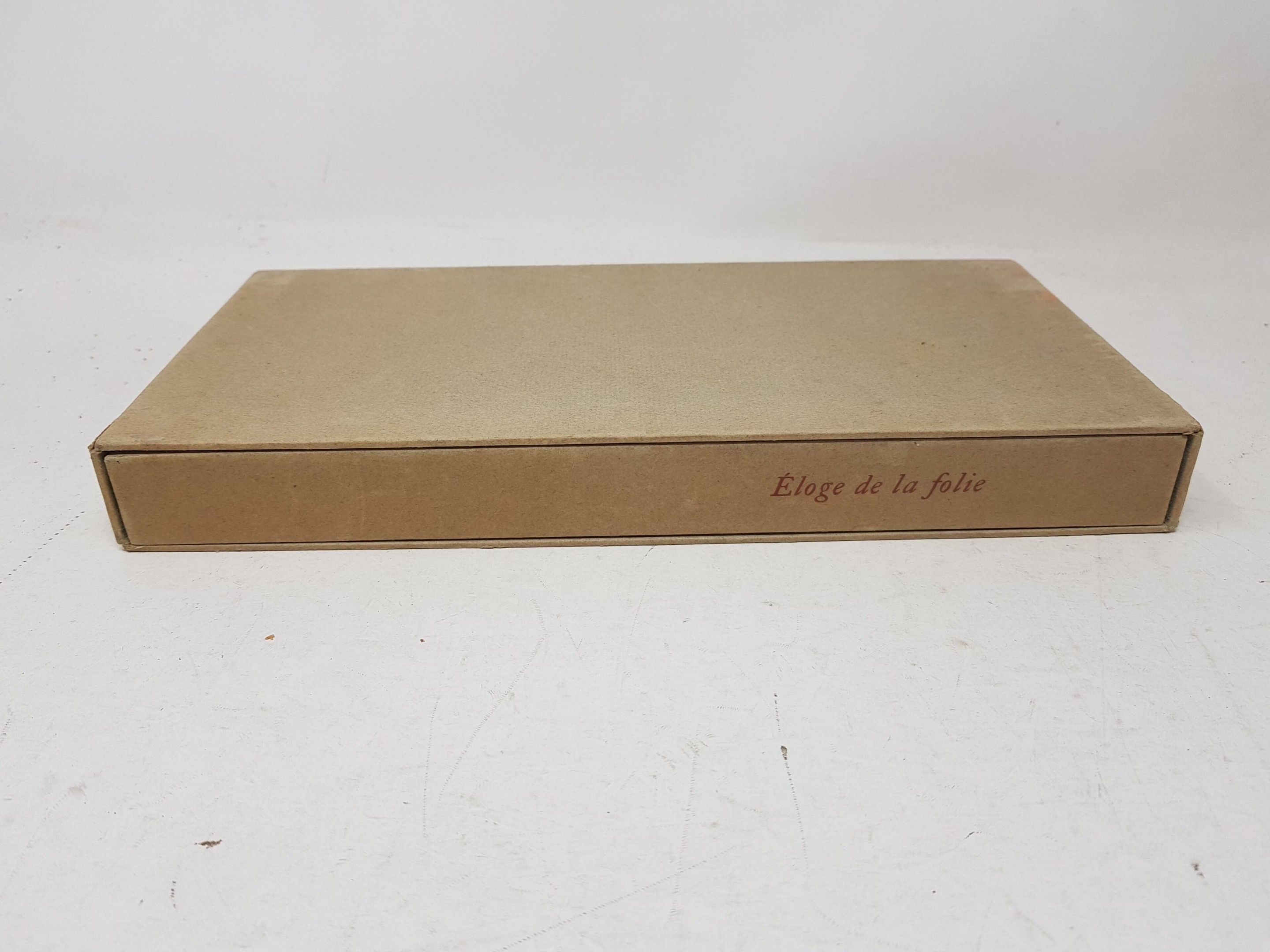 ERASME - Eloge de la folie - Paris, éditions A. Tallone, 1944 - in-8, broché, exemplaire hors commerce noté D, sous e...