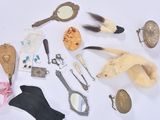 a lot of items that are on a white surface