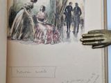 un livre ouvert sur lequel est dessiné un homme et une femme