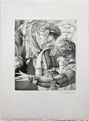une image d'un dessin en noir et blanc d'un homme et d'une femme