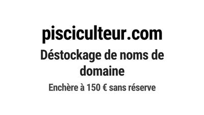 Nom de domaine pisciculteur.com.