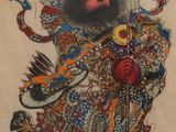 an image of a painting of a man with a sword in his hand