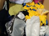 a box full of clothes and other items that are in it