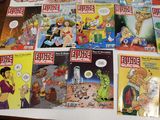 a lot of comics that are on the table