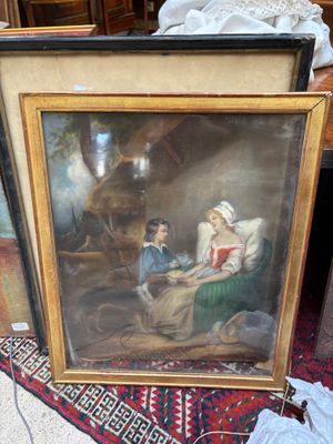 La convalescence, Impression sur papier portant une signatur…