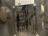 a close up view of a machine with a label on it