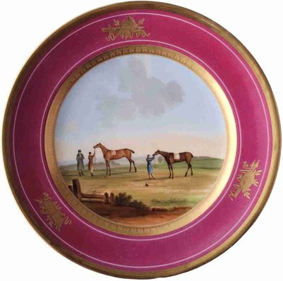 Gardner Assiette DE Cabinet EN Porcelaine