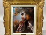 an image of a painting of a woman holding a child in her arms