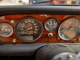 a close up view of a dashboard of a car