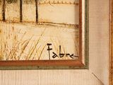 a picture of a painting on the wall of a house