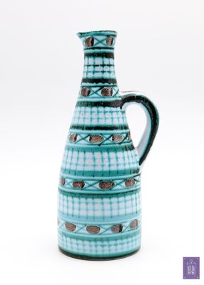 Robert PICAULT (1919-2000) Pichet en céramique émaillée à dé… - Photo 1