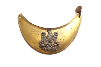 Hausse-col d'officier de la garde nationale modèle 1830, pla…