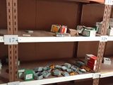 a lot of items on the shelves in the store