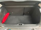 a trunk of a car with a red object in the trunk