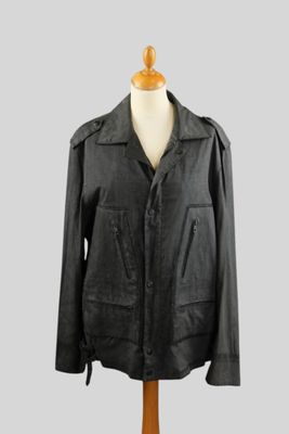 LOUIS VUITTON. Blouson homme en coton mélangé enduit graphit… - Photo 1