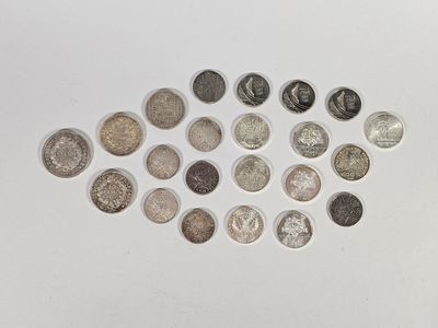 Ensemble de pièces en argent. Poids : 278,2 g - Photo 1