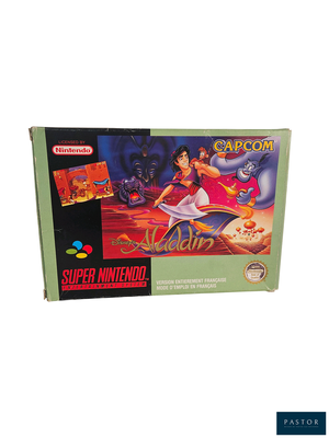 une image représentant une boîte de jeux Nintendo Super Nintendo