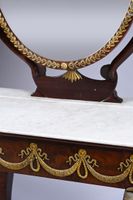Table de toilette en acajou et placage d’acajou. (photo 4)