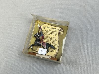 C.B.G MIGNOT - Maréchal Poniatowski, figurine en plomb peint…