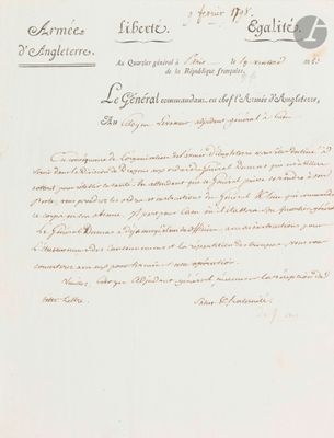 Louis-Charles-Antoine DESAIX (1768-1800) général. L.S., Pari…