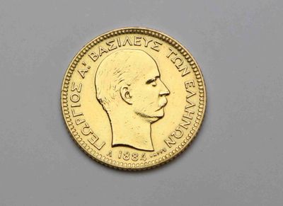 l'image d'une pièce d'or sur laquelle figure le visage d'un homme