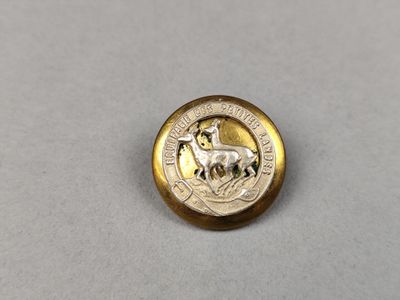 un gros plan d'une pièce d'or sur laquelle figure une chèvre