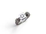 an image of a silver ring with a diamond in the center