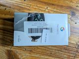a box with a barcode on it sitting on a wooden table