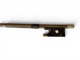 a close up of a violin bow on a white background