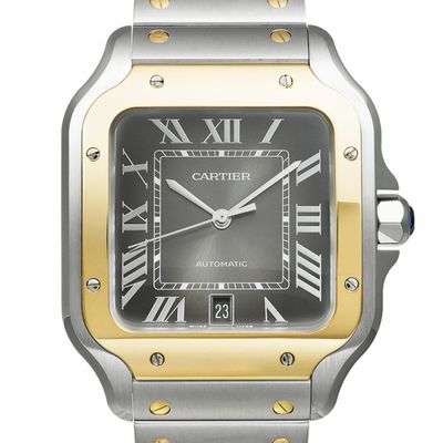 a close up of a watch with roman numerals on the face