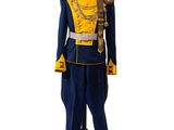une photo d'un uniforme sur un mannequin, sur fond blanc