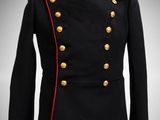 a close up of a mannequin wearing a military uniform