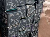 boxes stacked on top of each other in a warehouse