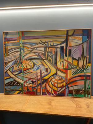 une image d'un tableau sur une table dans une pièce