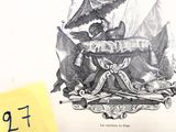 une image représentant un dessin d'un dragon sur un bateau