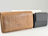 the two wallets are lined up and ready to be used