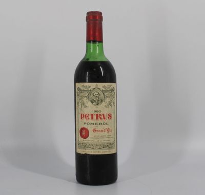 Une bouteille de Pomerol, PETRUS, 1980