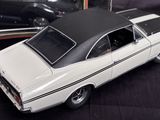 a model of a white car with a black top
